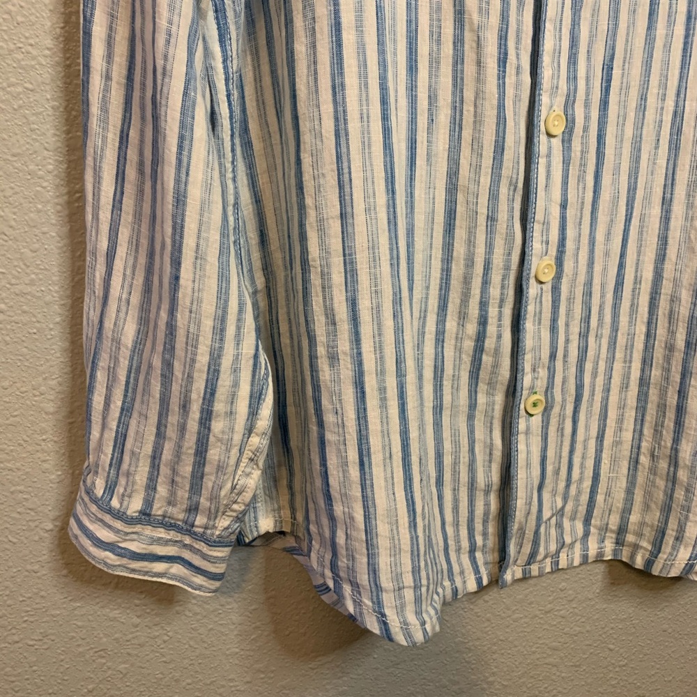 Tommy Bahama Relax Academy Linen M button up shirt - Picture 6 of 15